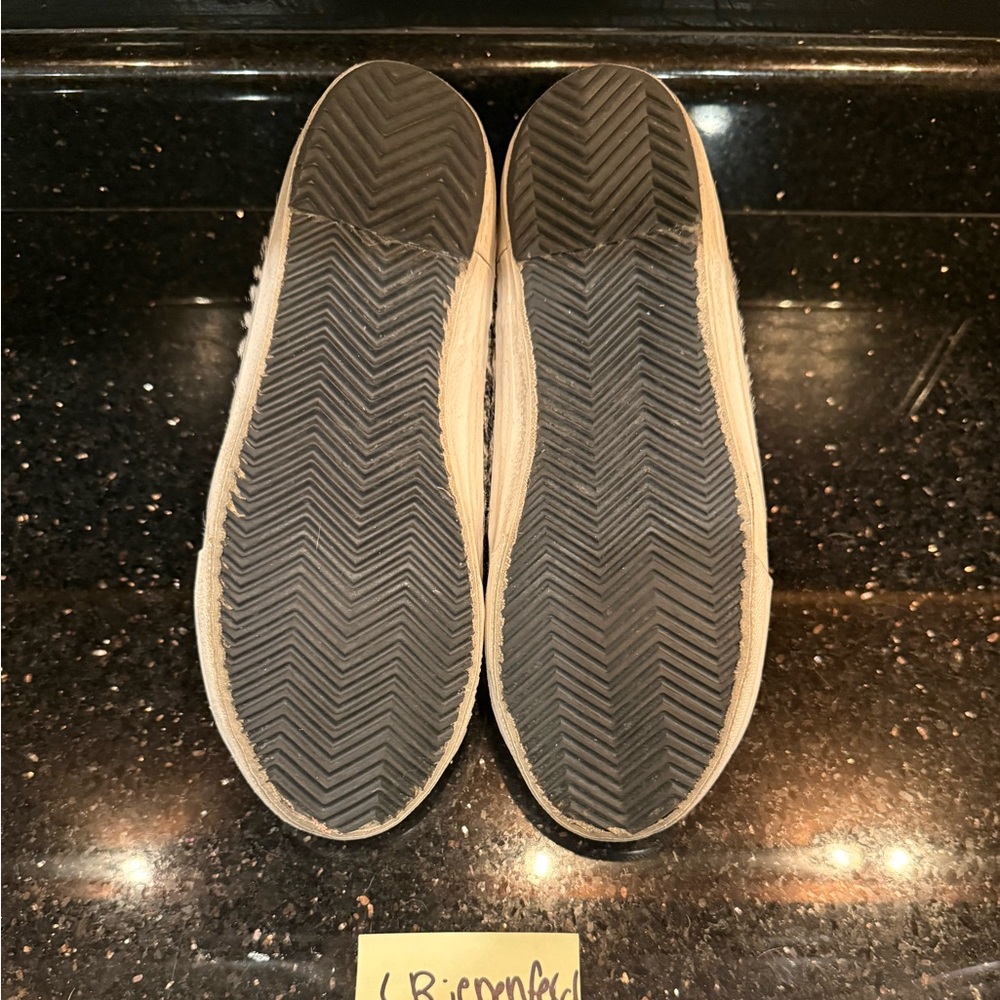 Golden Goose Vintage RARE Unicorn Zebra Pony Hair Purple and Blue Stripe Sz 38 - Picture 5 of 7